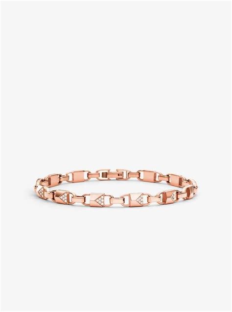 michael kors mercer link bracelet|Precious Metal.